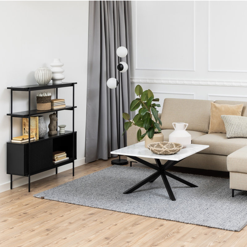 Cherene 113.8cm H x 94cm W Standard Bookcase