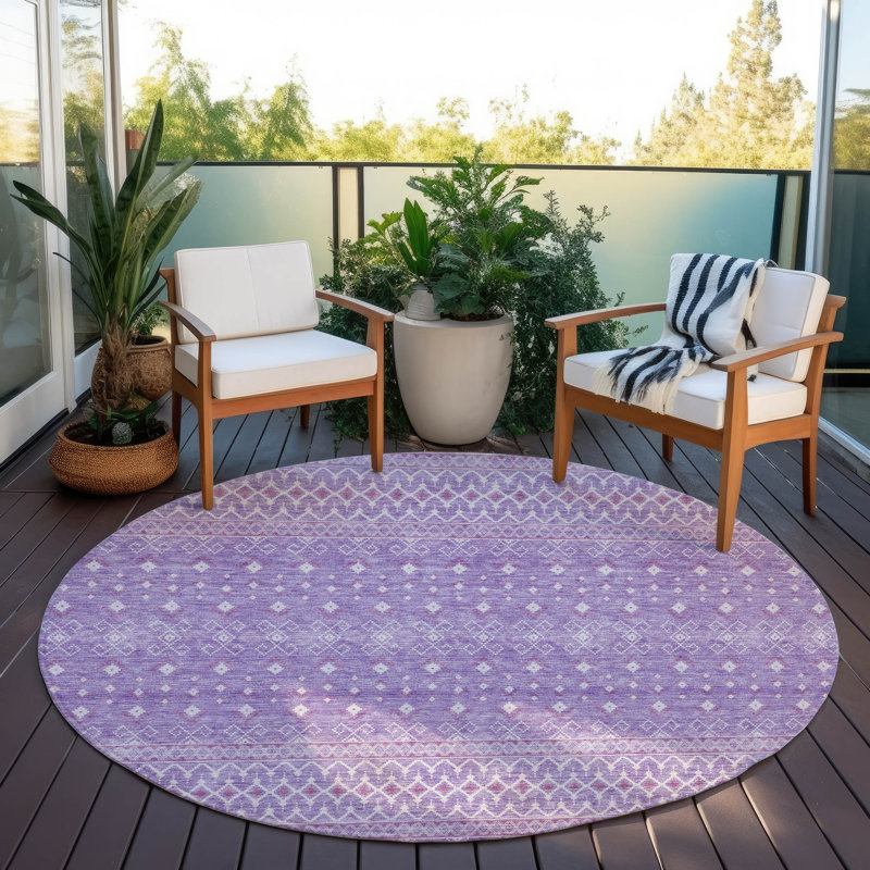  Bhavya Area Rug, Round 8'