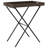 Latitude Run® Folding Tray Table 25.6"X15.7"X29.5" Poly Rattan-982010381
