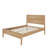 Lauritzen Solid Wood Panel Bed-991915656-972422538