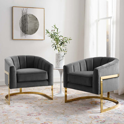 Esteem Accent Armchair Performance Velvet