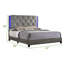 Ensemble de chambre à coucher gris pour chambre à coucher