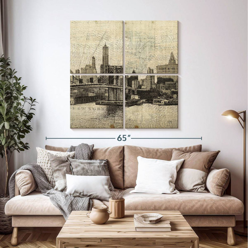 Lilie, NY, pont de Brooklyn, horizon III