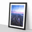 Sunset in Manhattan New York - Picture Frame Graphic Art Print-56921701-56921695