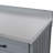 Two-Piece Outdoor Kitchen Island Set In Gray-Blue, Modular Solid Wood Construction, With A 304 Stainless Steel Sink And Wheeled Storage Cabinets.