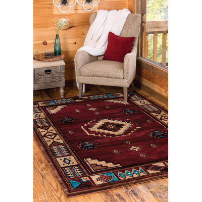 Tapis bordeaux Ely