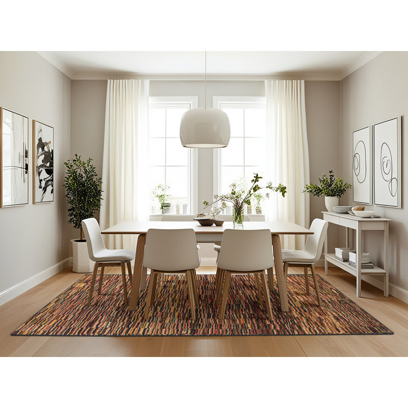 Agron Abstract Indoor Rug, Rectangle 7' x 10'