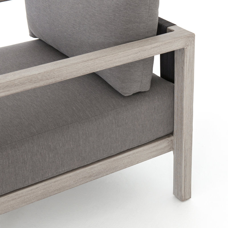 Sonoma Outdoor Teak Lounge Chair, Weathered Gray, Gray