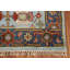Tapis oriental bleu clair en laine Oushak 3 x 5