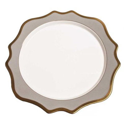 Annas Palette Porcelain China Scalloped Charger