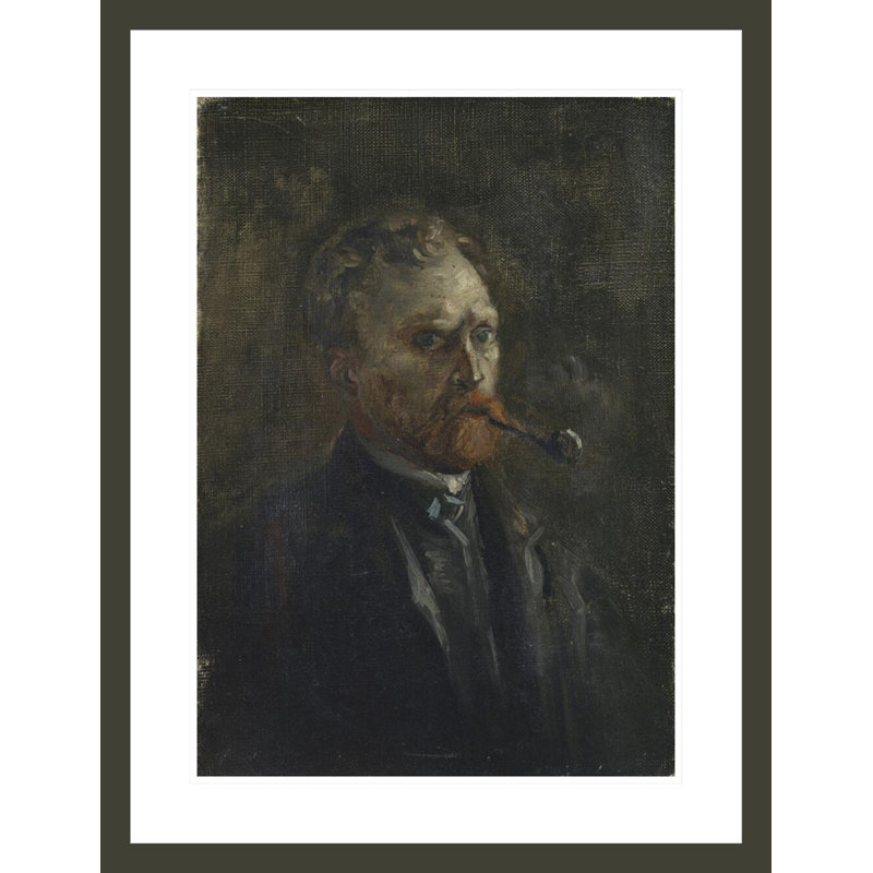Autoportrait par Vincent van Gogh, impression giclée sur cadre, H 29,5 po x l 22,64 po