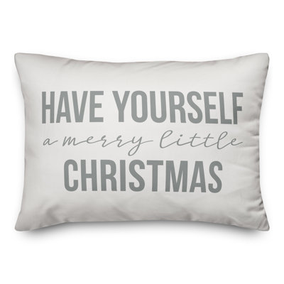  Housse de coussin «Have Yourself a Merry Little Christmas»