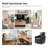 Alfonso Faux Leather Swivel Accent Chair with Removable Cushion-682686785