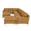Canapé modulaire en cuir à large assise modulaire