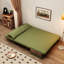 Fauteuil inclinable avec accoudoirs et canapé-lit pliable 3-en-1 de 59,06 po khania, dossier ajustable à 5 vitesses, pieds en bois massif-1828554437-1866532867