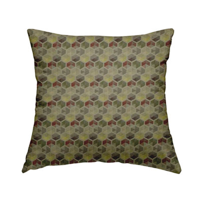 Bourgeois Geometric Rectangular Cushion