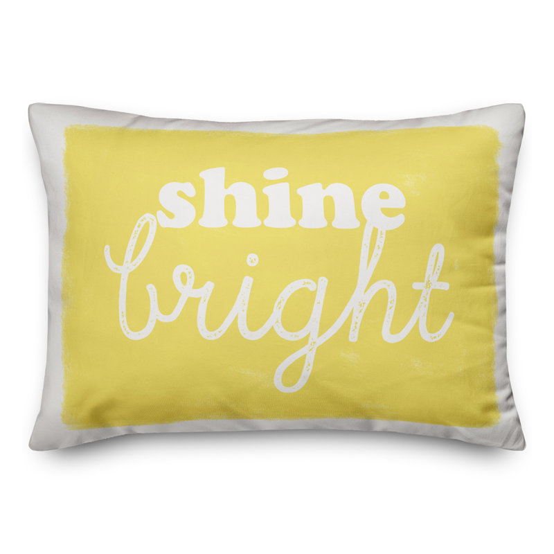 Shine Bright Rectangular Pillow Cover & Insert