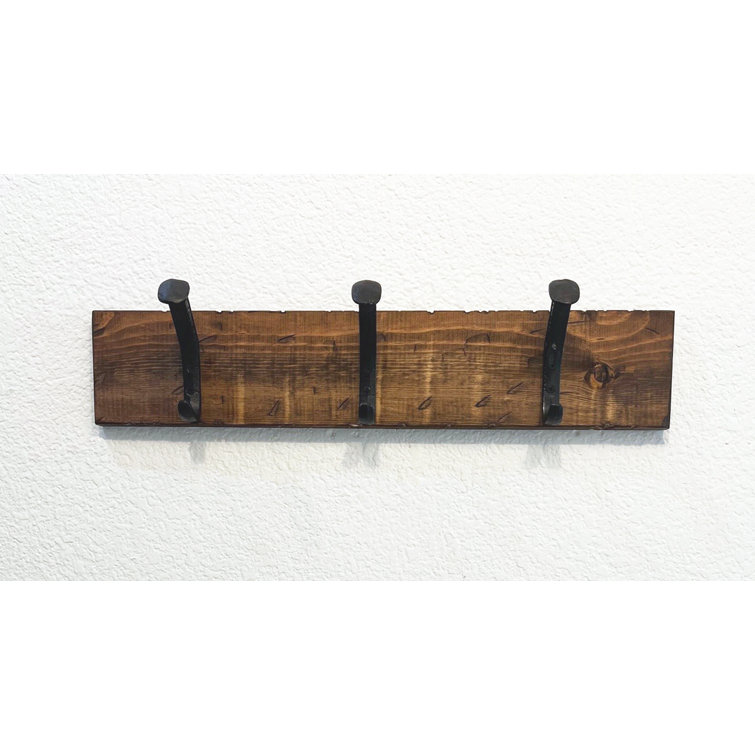 Home Basics Quick Install Rustic Pine Wood Wall Mounted Paper