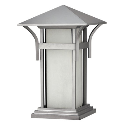 Harbor Single Light Outdoor Pier Mount Craftsman Lantern