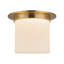 Mineral 11-in Brass Flush Mount-204888994-204888997