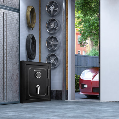 Safe 3.51 Cubic Ft - Your Precious Items From Fire Incidents And Theft With Solid Steel Construction Long-Lasting Durability