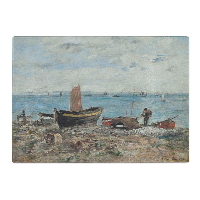 St. Adresse by Eugene Boudin Chopping Board, 0.4cm H x 20cm W x 28.5cm L