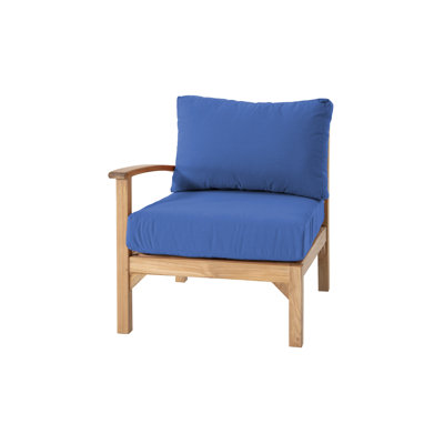 Huntington Teak Outdoor Left Arm Club Chair