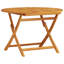 4 - Person Solid Wood Patio Dining Set Table,