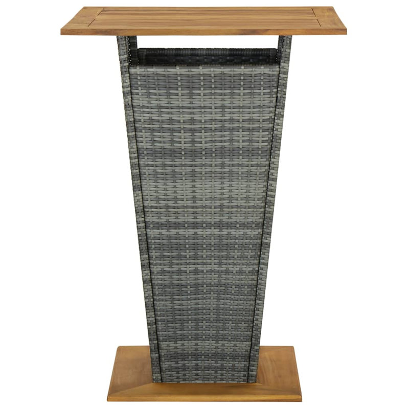 Ershel 4 Seater Rattan Conversation Set, Grey