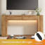 Console Diyanna 55,12 po avec 2 tiroirs et lumière DEL-2096979471