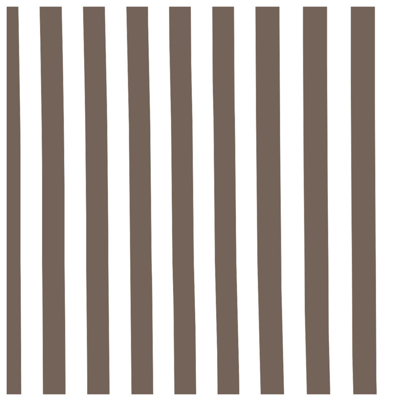 Brown Vertical Stripes Comforter, Simple extra long