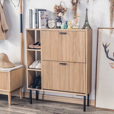 Yingling 2-Drawer Shoe Cabinet