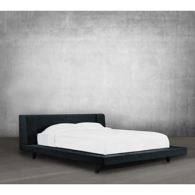 Lit plateforme en tissu d’ameublement Haslingden