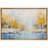 Abstract Forest " Golden Reflections Autumnal Waterfront " Graphic Art Print-99142414-99142410