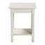 Baxton Studio Niklas Nightstand With Twisted Legs - 1-Drawer Bedroom Side Table With Storage Shelf, White-1706417976