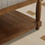 Table basse avec repose-pieds 33 po avec tablette en bois-967253903