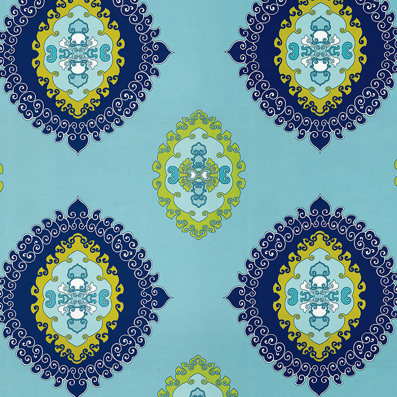 Tissu Schumacher x Trina Turk Super Paradise, PIscine