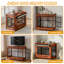 Mobilier de caisse en mélamine pour chien-117279665-117279668
