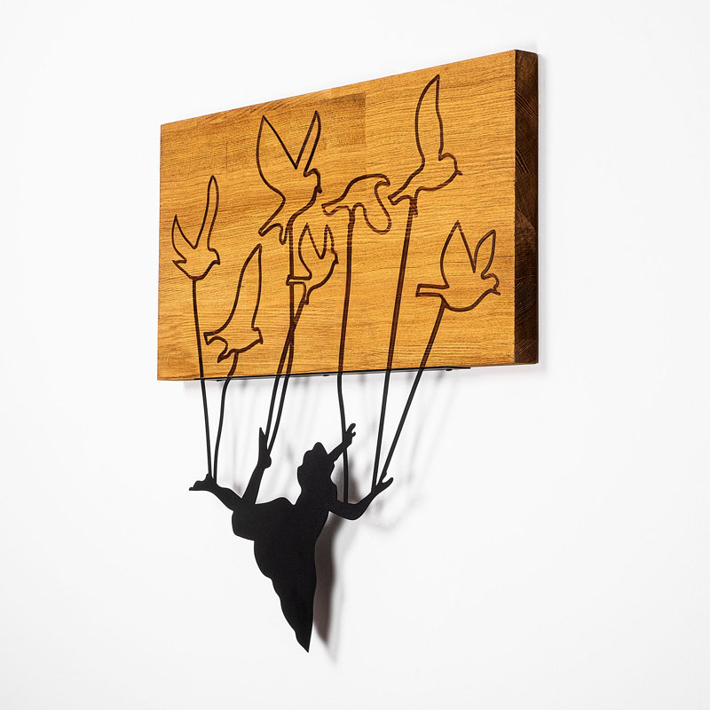Décoration murale en bois