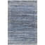 Caila géométrique tissé à plat à la main et recyclé P.E.T. Tapis bleu / gris-517839236
