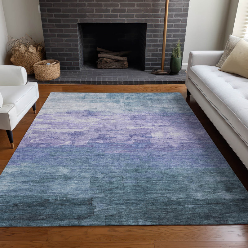 Tapis intérieur / extérieur lavable en machine Claudian, Rectangle de 10 pi x 14 pi