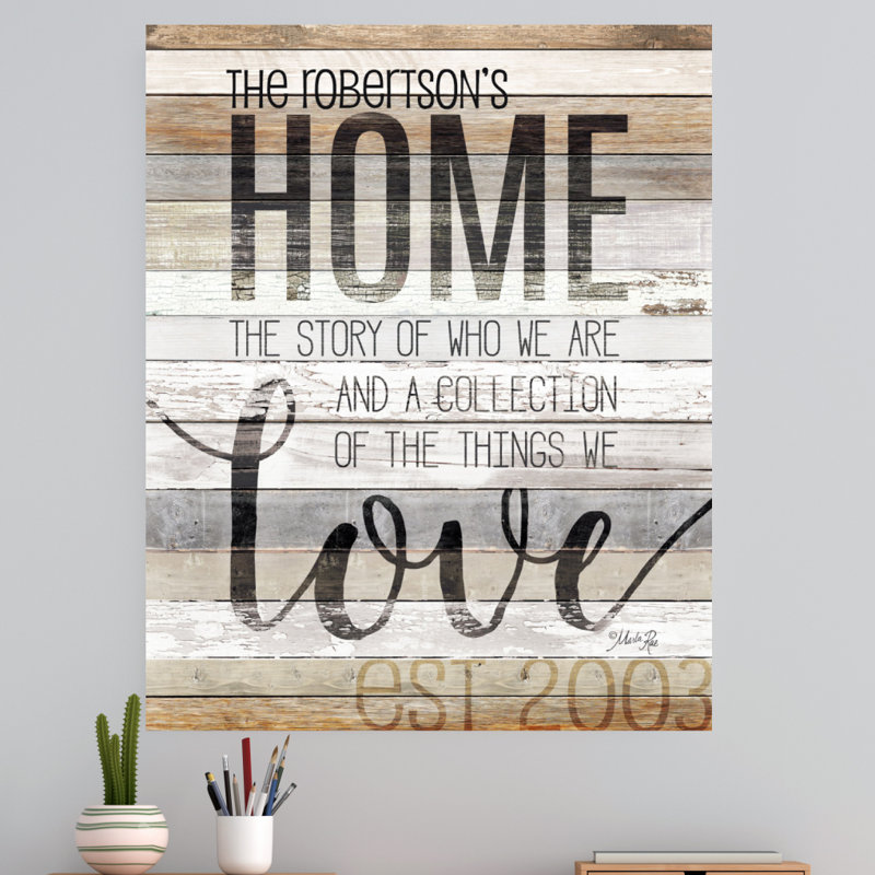 Décalcomanie murale personnalisée home story, Oui