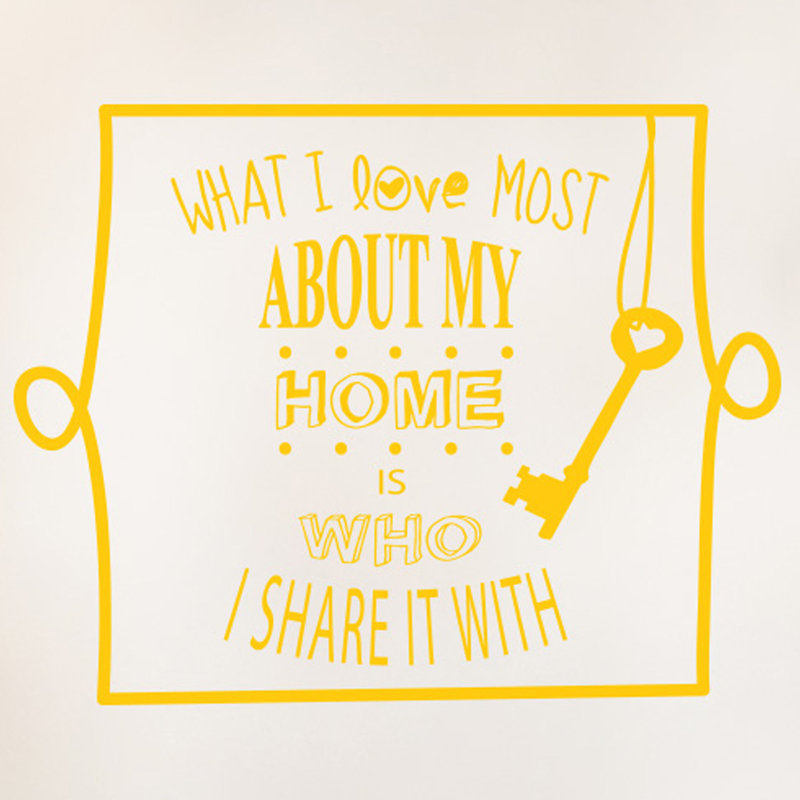 Wall Decal, Medium, Dark Yellow