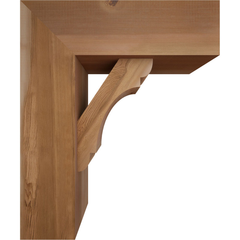 Support de bloc olympique avec entretoise décalée, 24 x 20, Cèdre rouge occidental de l 7 1/2 po (lisse)