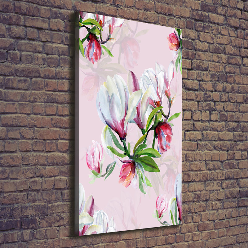 Magnolia - Wrapped Canvas Print, 140cm H x 70cm W