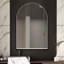 Étagère de miroir de salle de bain encastrée 24 po x 36 po - Cadre en métal avec tablettes réglables de couleur blanche pour plus de style et de fonctionnalité-1099656540