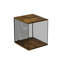 Wood Metal 35cm H Media Shelves