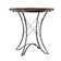 Konieczny Round Solid Wood Top Metal Base Dining Table