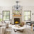 Cladie 18'' Ceiling Fan with Light Kit