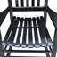 Chaise berçante en bois, sans tapis